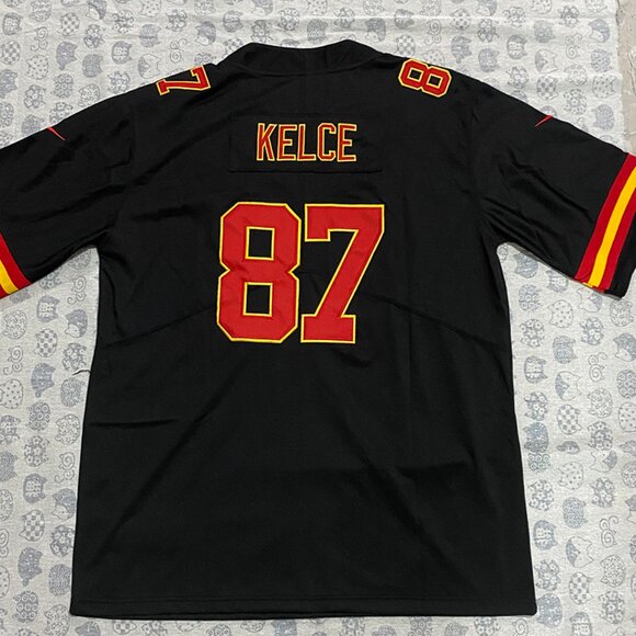 Nike Kansas City Chiefs Kelce No.87 Black Jersey - Picture 6 of 7
